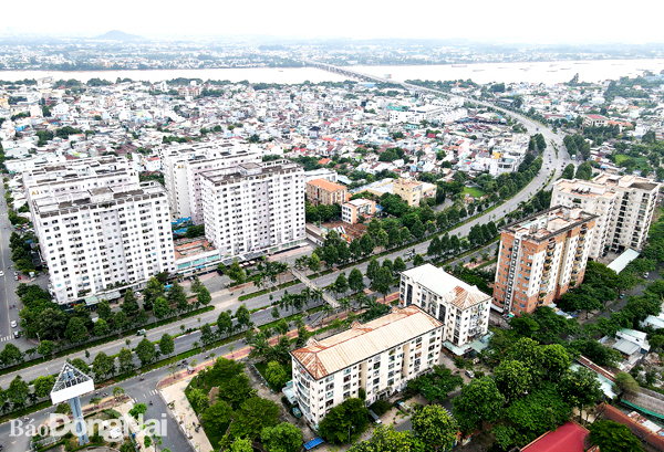 TP.Biên Hòa là nơi đang cần nhiều khu tái định cư để bố trí cho người dân bị thu hồi đất làm dự án. Ảnh: Hương Giang